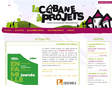 Tablet Screenshot of lacabaneaprojets.fr